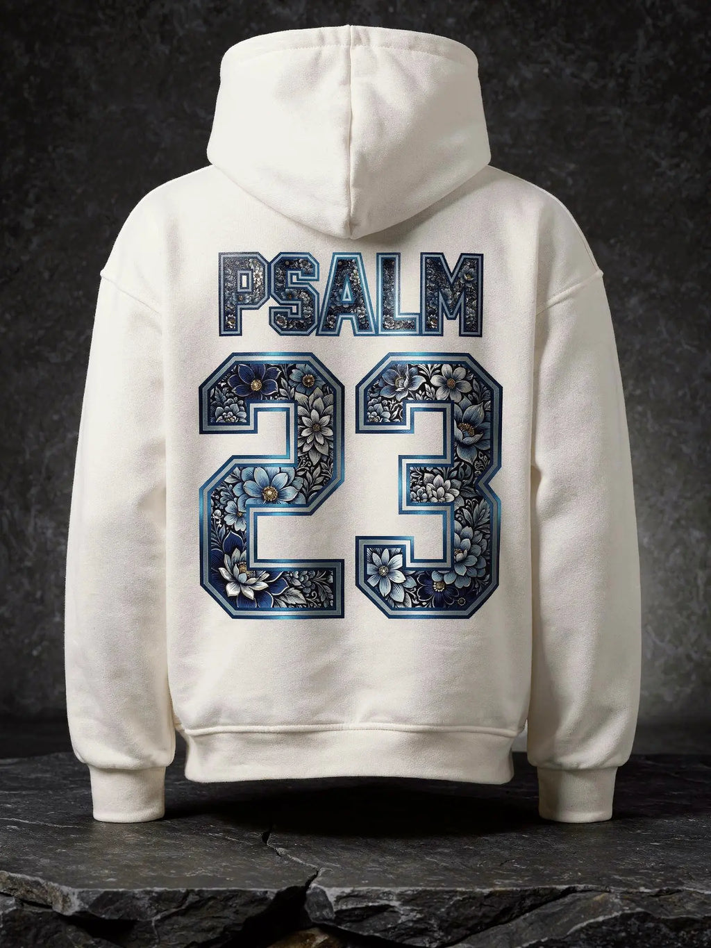 23-Blue Blossom Hoodie