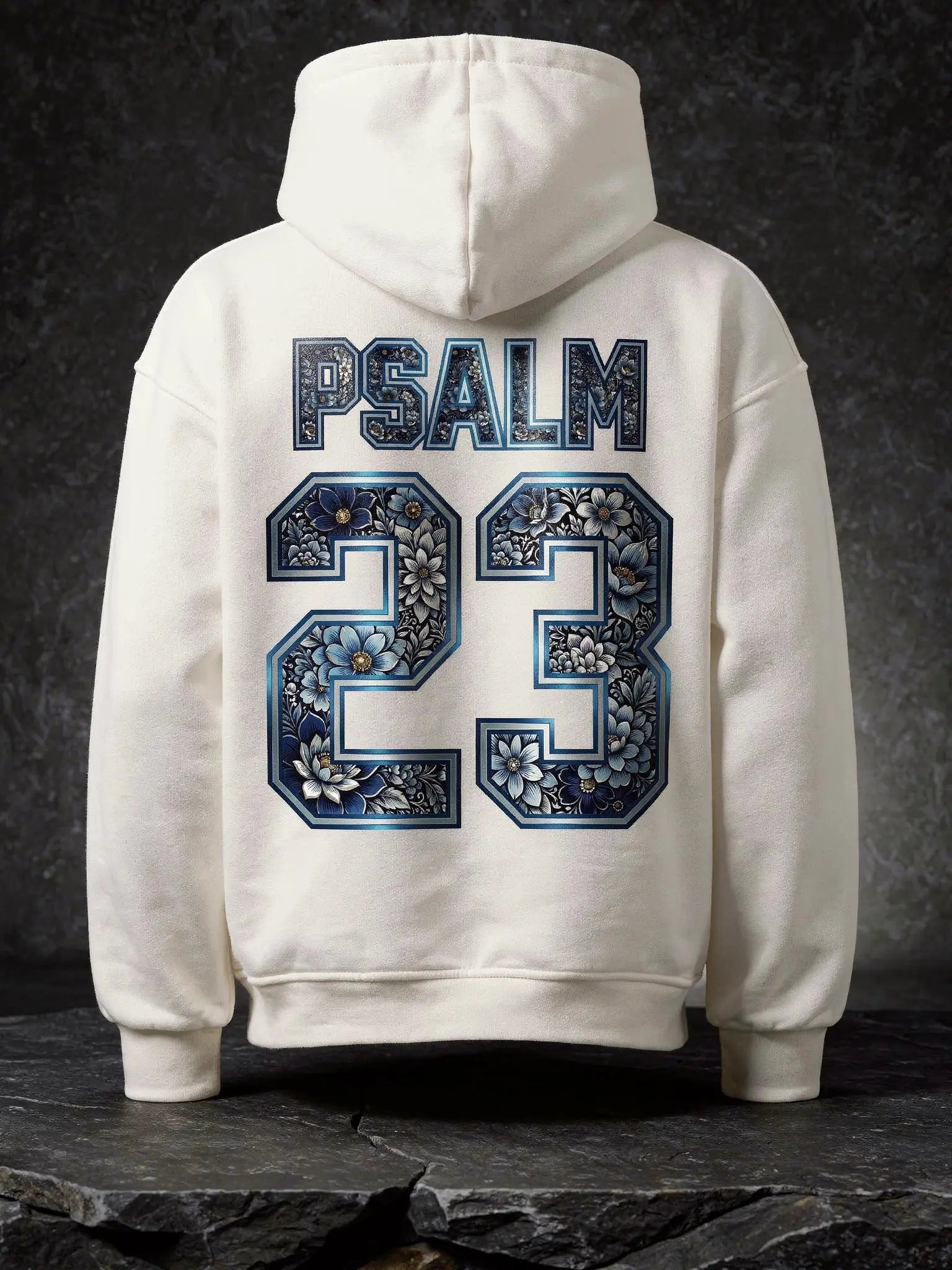 23-Blue Blossom Hoodie