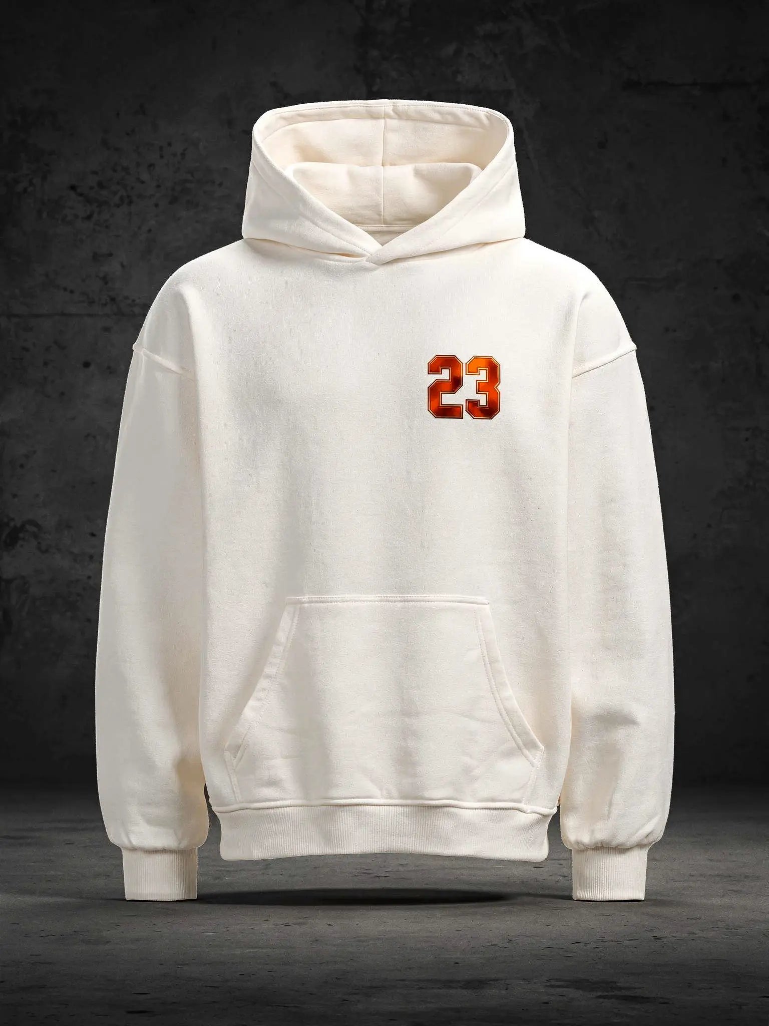 23-Orange Hoodie