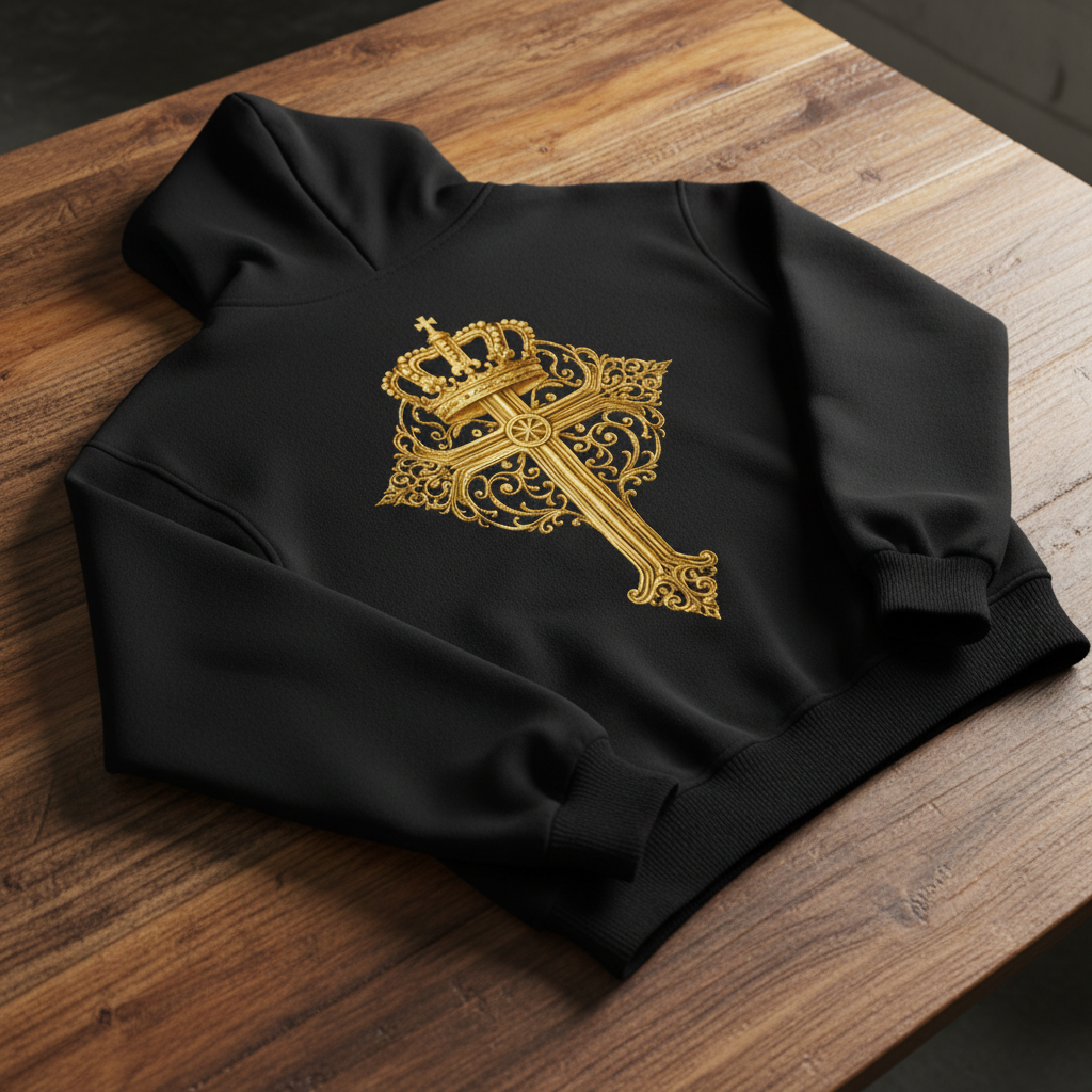 Royal Cross Hoodie