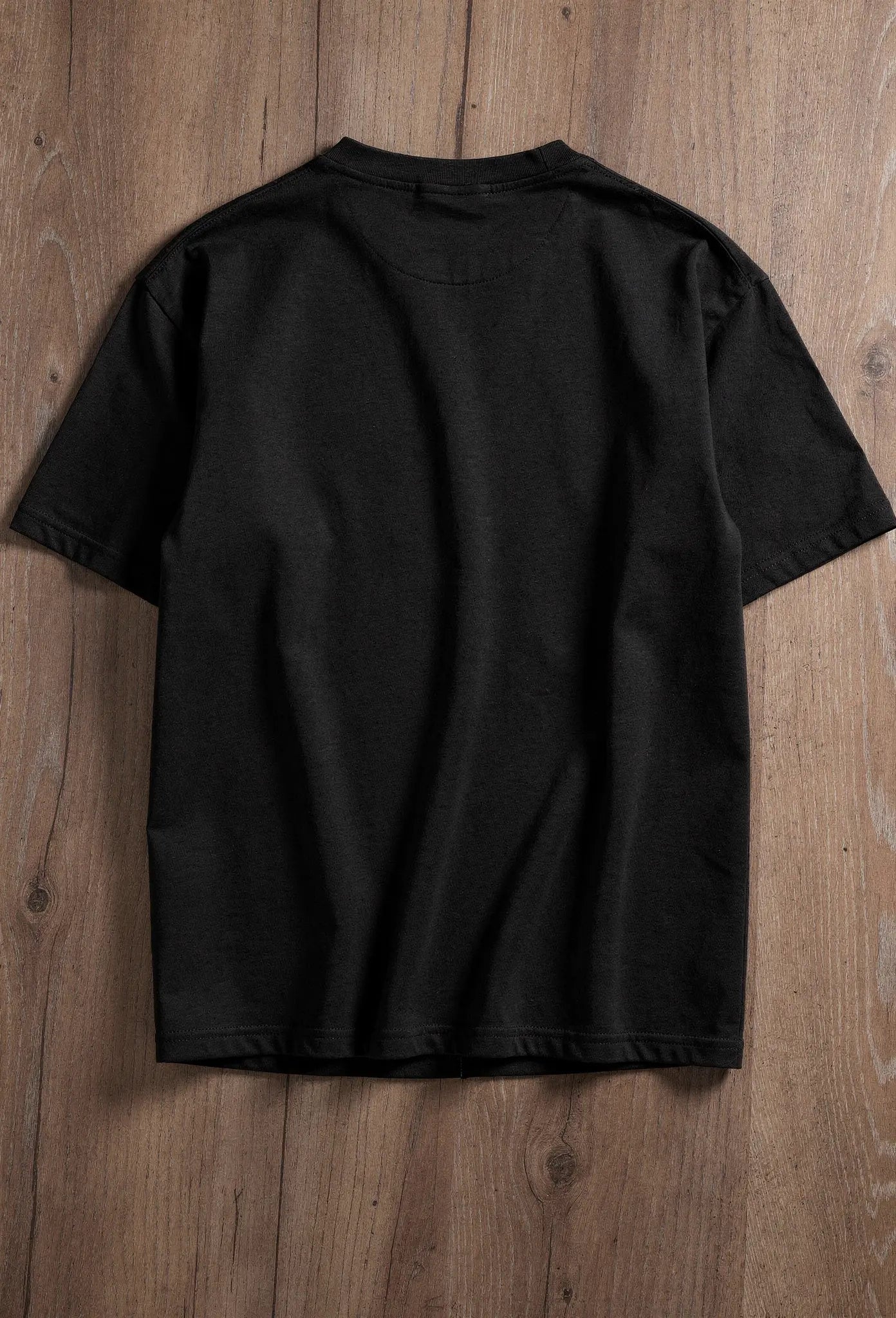 King of Kings Shirt Schwarz – Rückenansicht – Christliches Premium Shirt 240 GSM