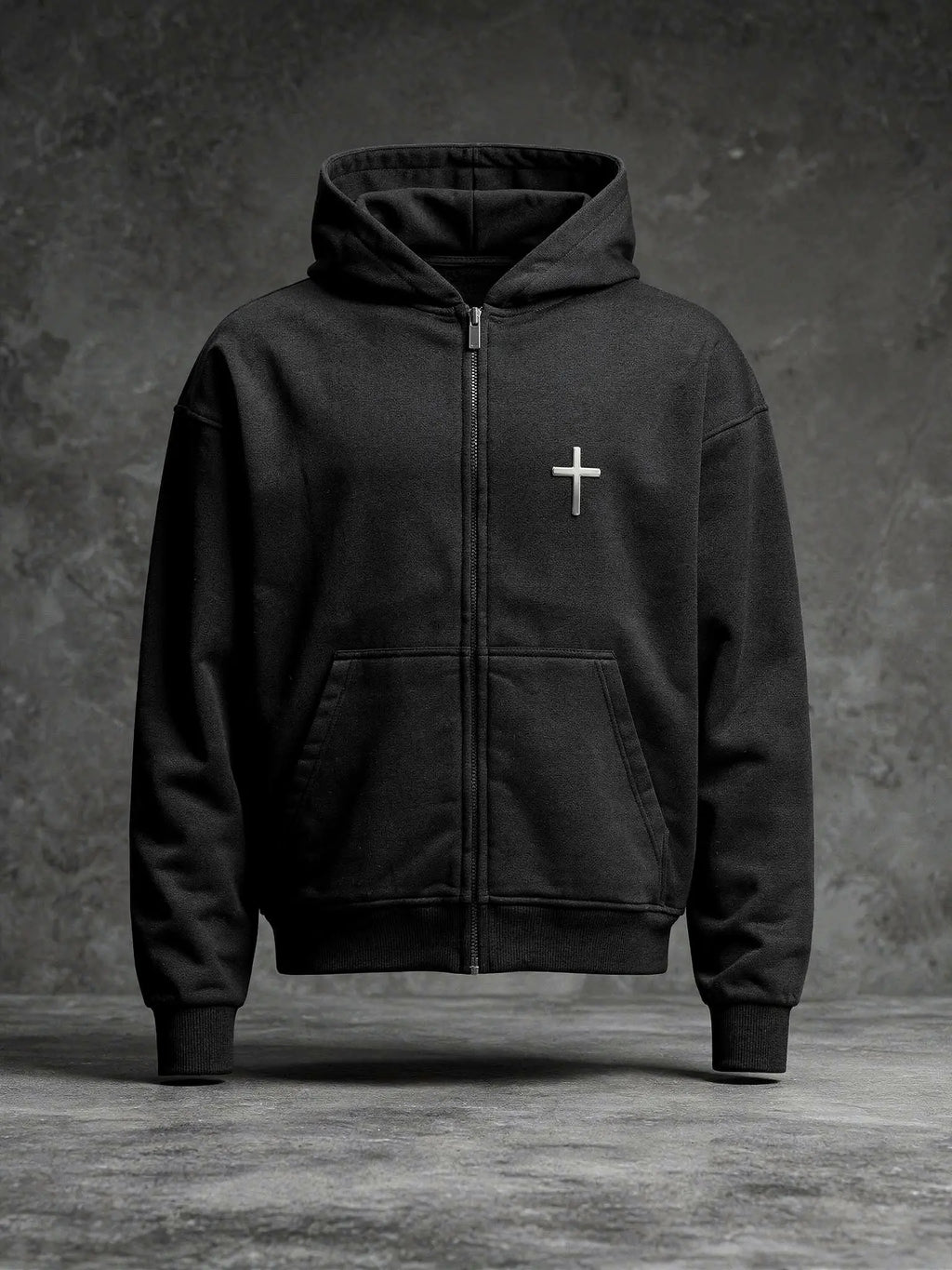 Classic Black Zipper