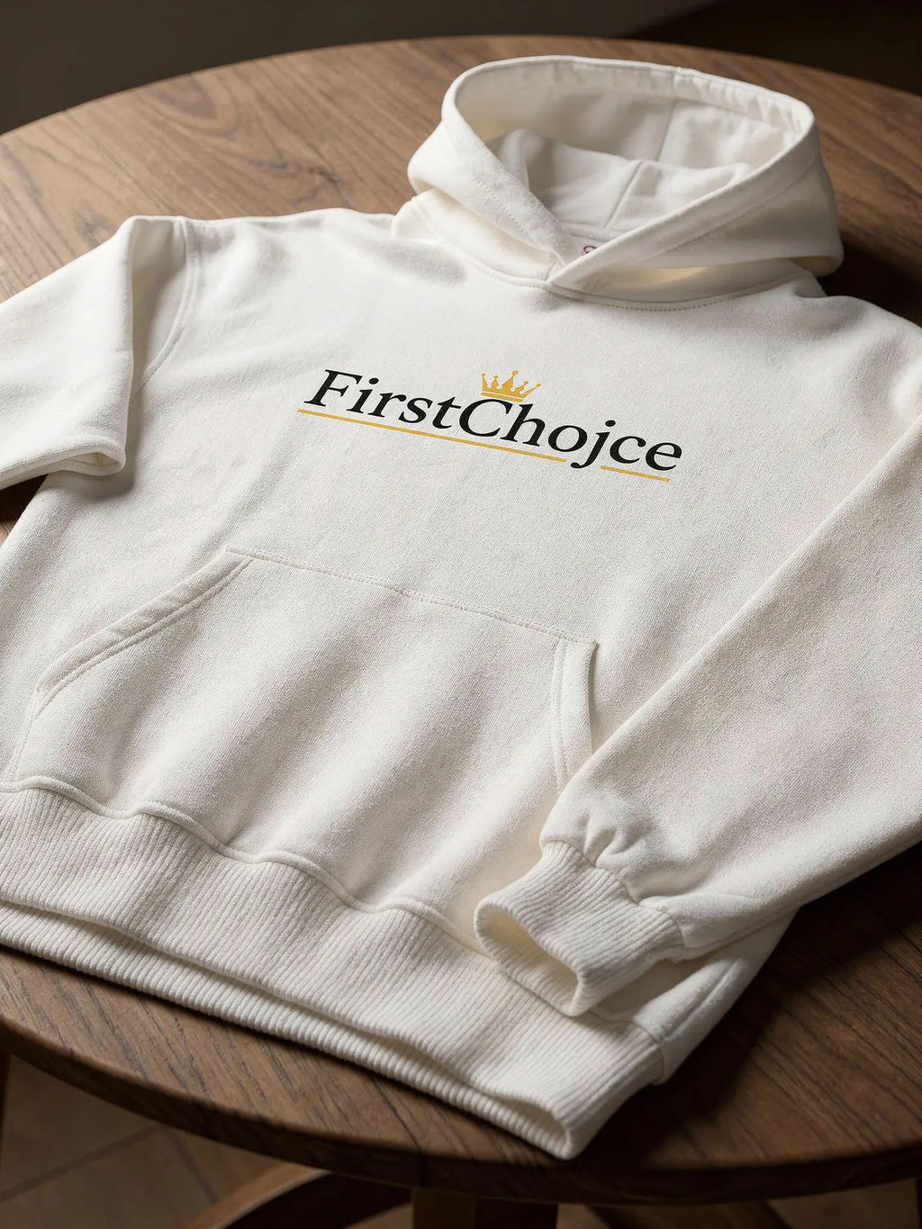 FirstChojce White Hoodie