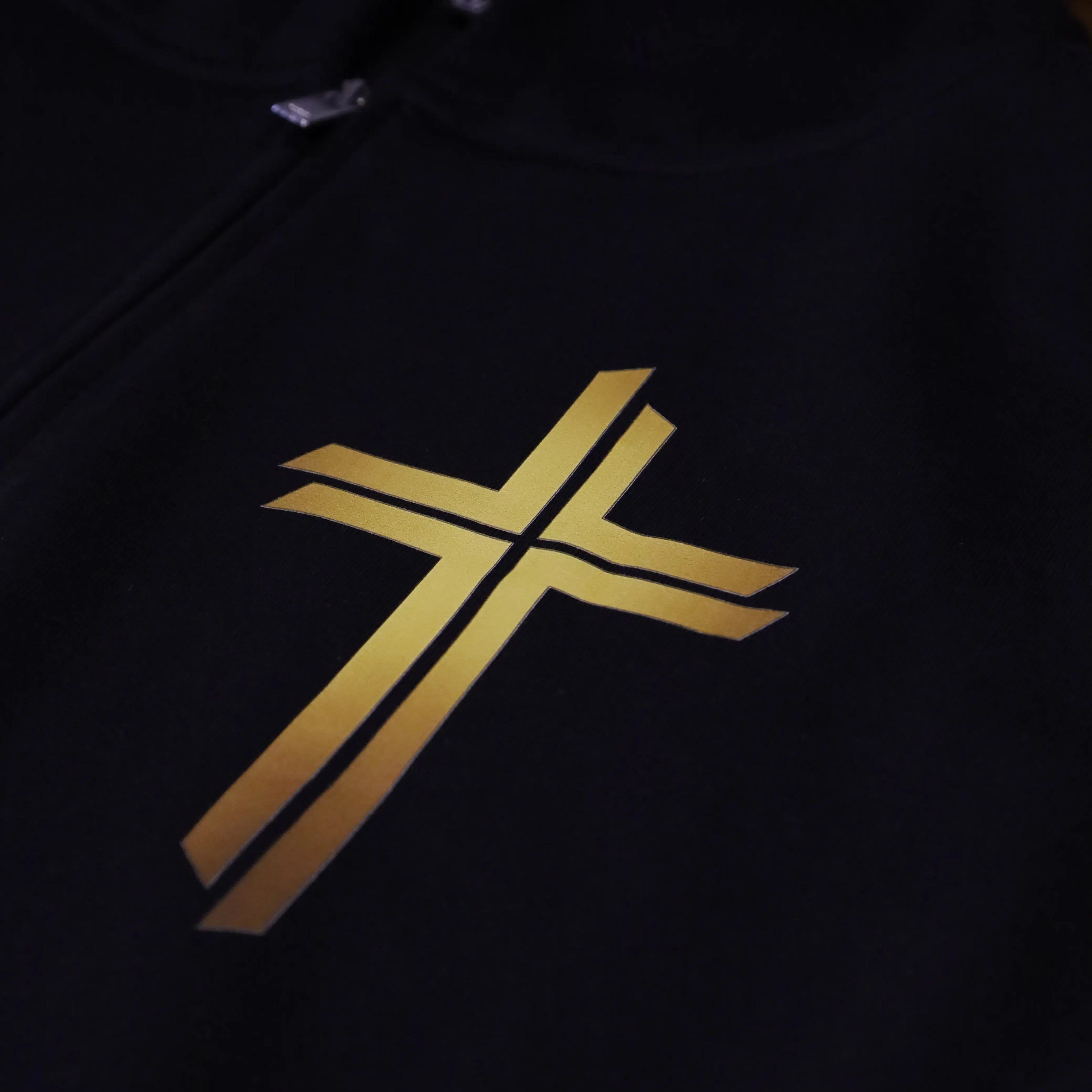 Golden Cross Zipper