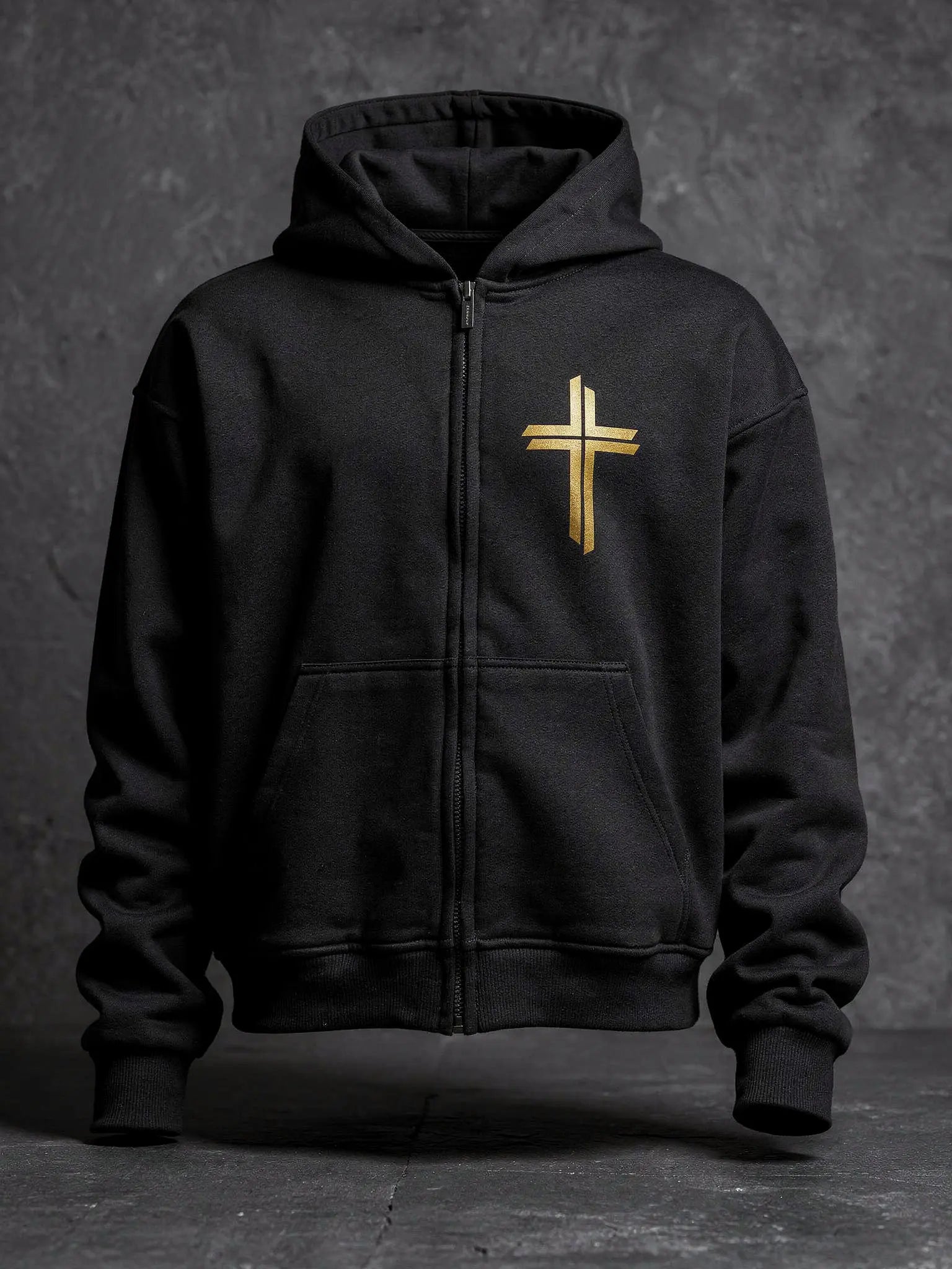 Golden Cross Zipper