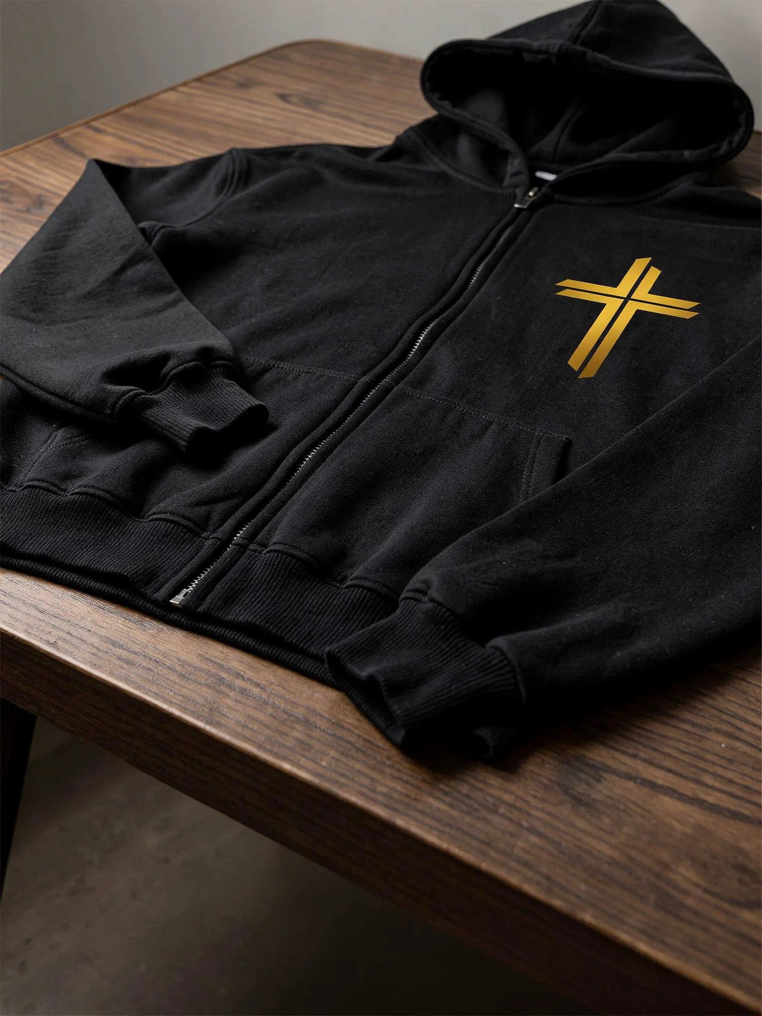 Golden Cross Zipper