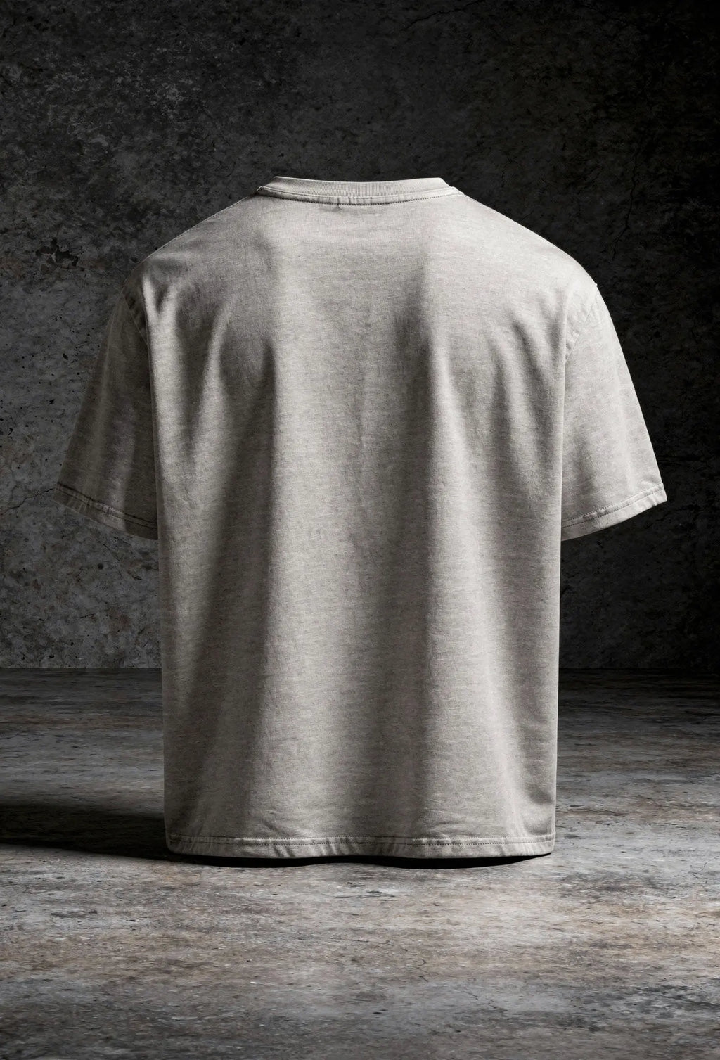 Love like Jesus Shirt Grau – Rückenansicht – Oversized Shirt von FirstChojce
